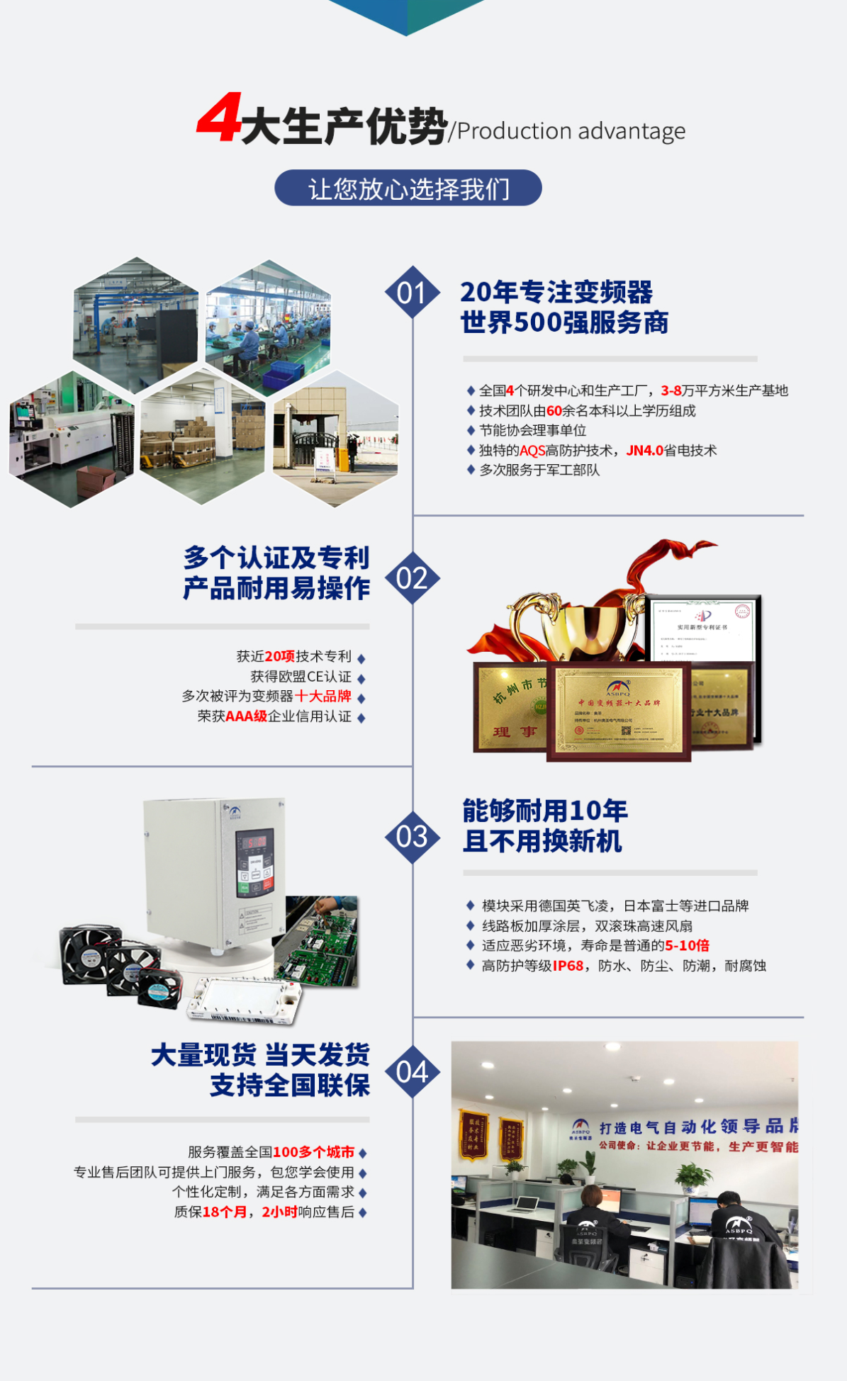4大生产优势